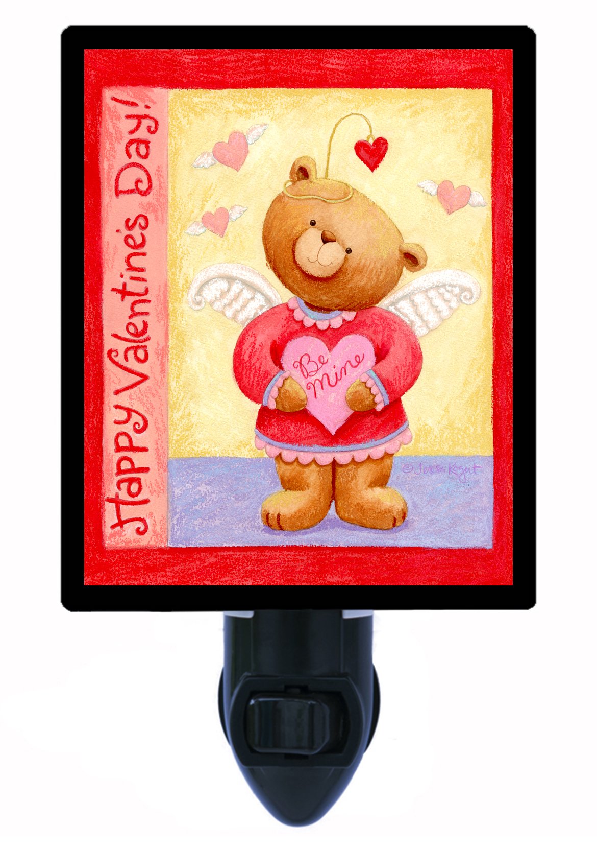 Valentine's Day LED Night Light - Cute Bear Shape for Bedroom, Nursery, Kids Room - Perfect Gift for Valentine's, Christmas & Other Holidays - Creates Cozy Ambiance for Romantic Nights & Relaxation