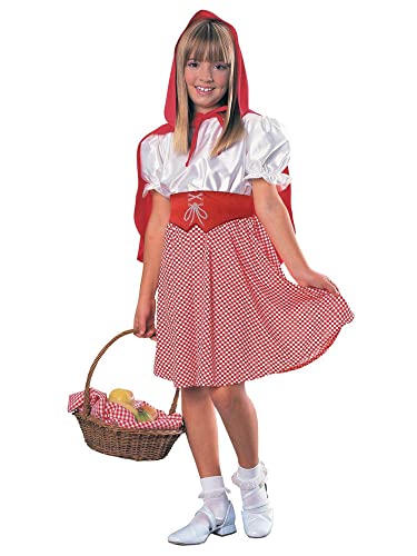 Little Red Riding Hood Classic Costume for Kids - Large Size | Perfect for Halloween, Dress-Up, and Fairy Tale Themed Parties