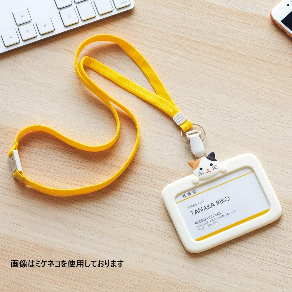 Lihit Lab SMARTFIT PuniLabo ID Card Holder - Slim RFID Blocking Wallet for Credit Cards, Business Cards & Badges - Perfect for Office, Travel & Campus Security