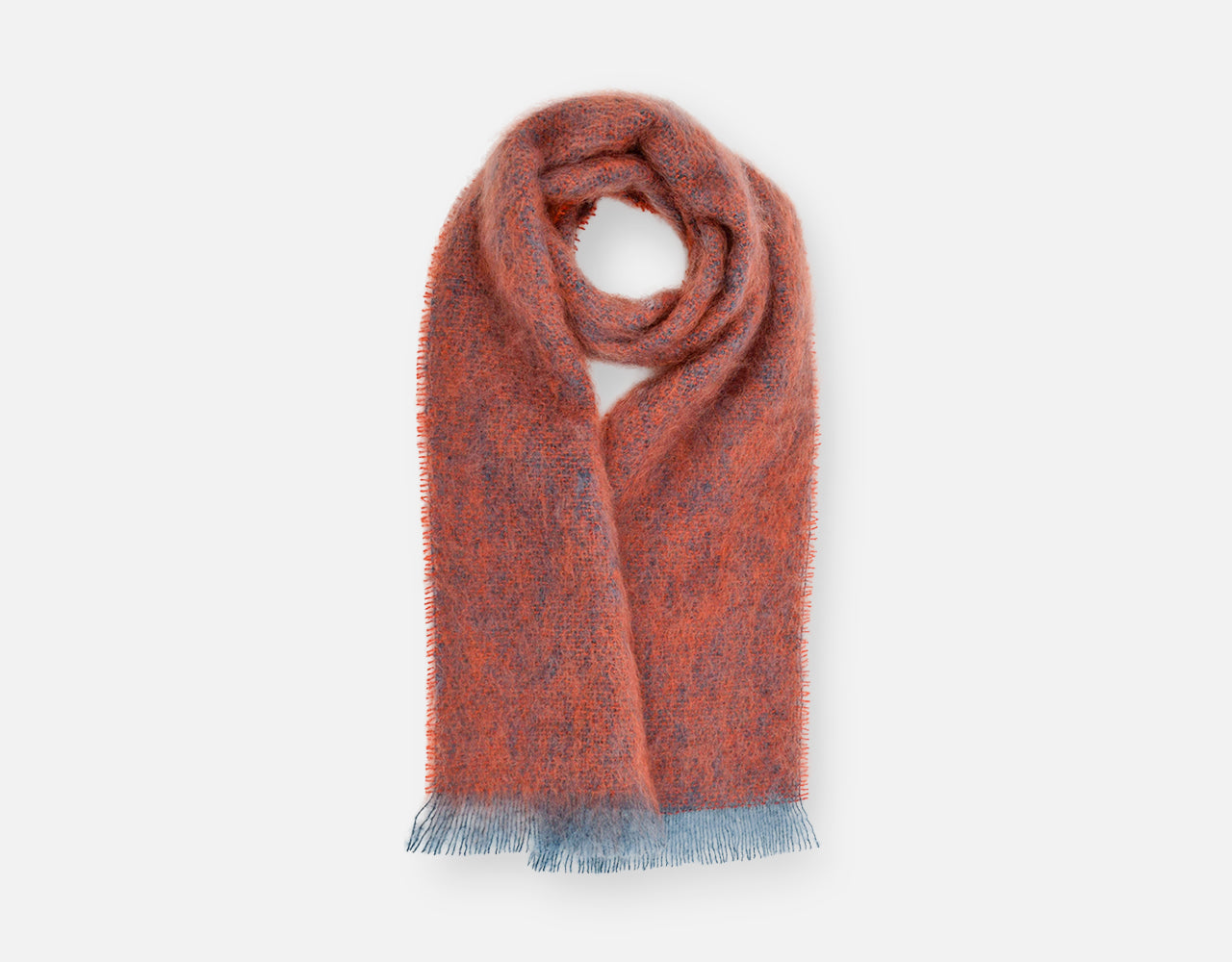 Stylish Poppy Clash Mohair Scarf - Soft & Warm Winter Fashion Accessory for Women - Perfect for Cold Weather, Office & Date Nights