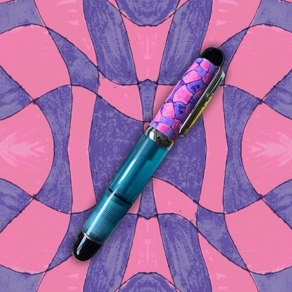 Opus 88 × Jane Euphoria The Expressionist Fountain Pen - Premium Artist Calligraphy Pen for Writing, Sketching & Gift Giving