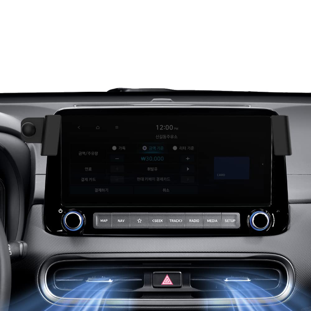 FICS Universal Car Phone Holder Mount for Hyundai KONA 2023 - Custom Fit Dashboard & Air Vent Phone Stand - Perfect for GPS Navigation & Hands-Free Driving