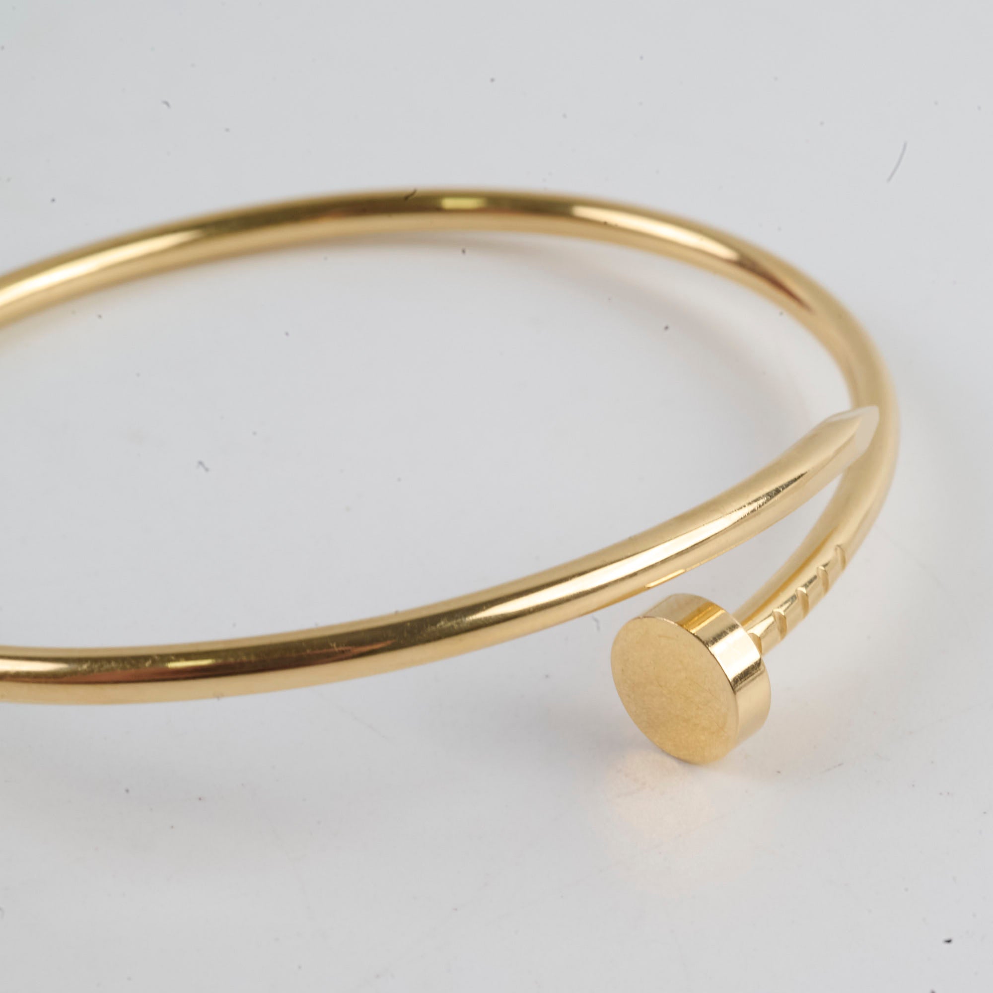 Cartier Small Model Juc Bracelet 17 Size 18K Yellow Gold Jewelry - Perfect for Weddings, Anniversaries & Luxury Gifts