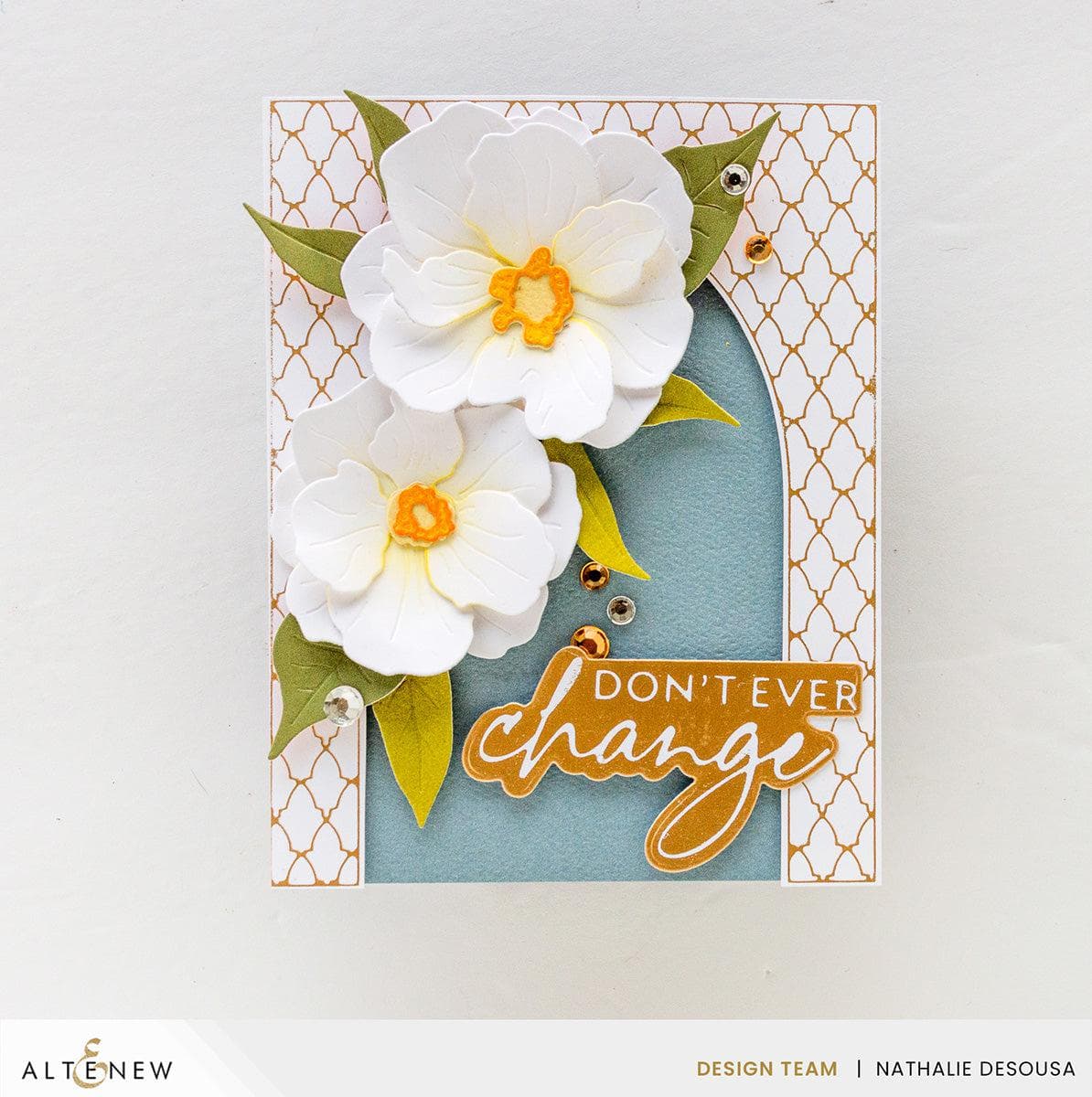 Japanese Camellia Layering Die Set for Paper Flower Crafting - DIY Scrapbooking, Card Making & Home Decor Projects
