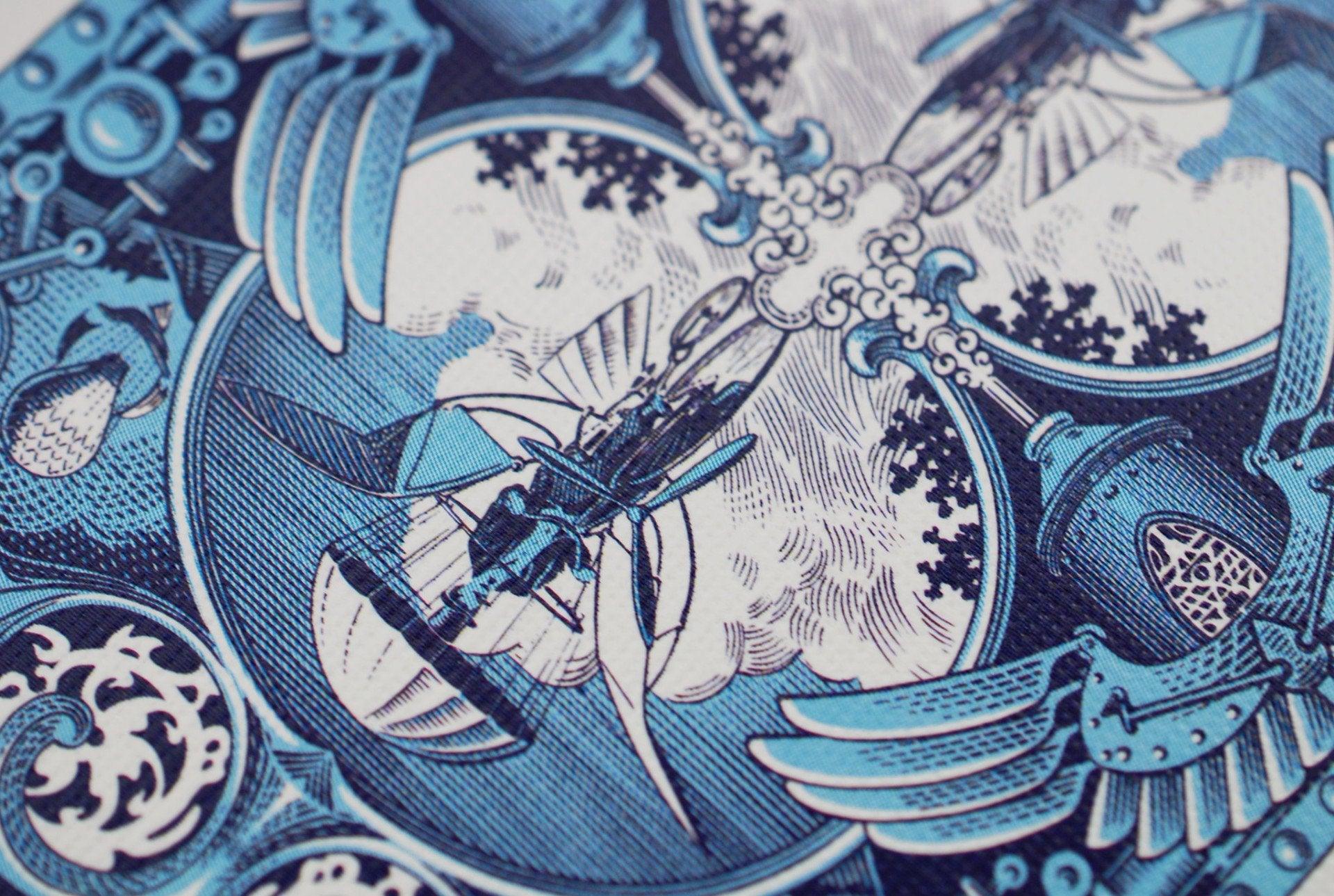 Bicycle® Flying Machines Playing Cards - Premium Deck for Magic Tricks, Cardistry & Poker Games - Perfect for Magicians, Card Enthusiasts & Game Nights