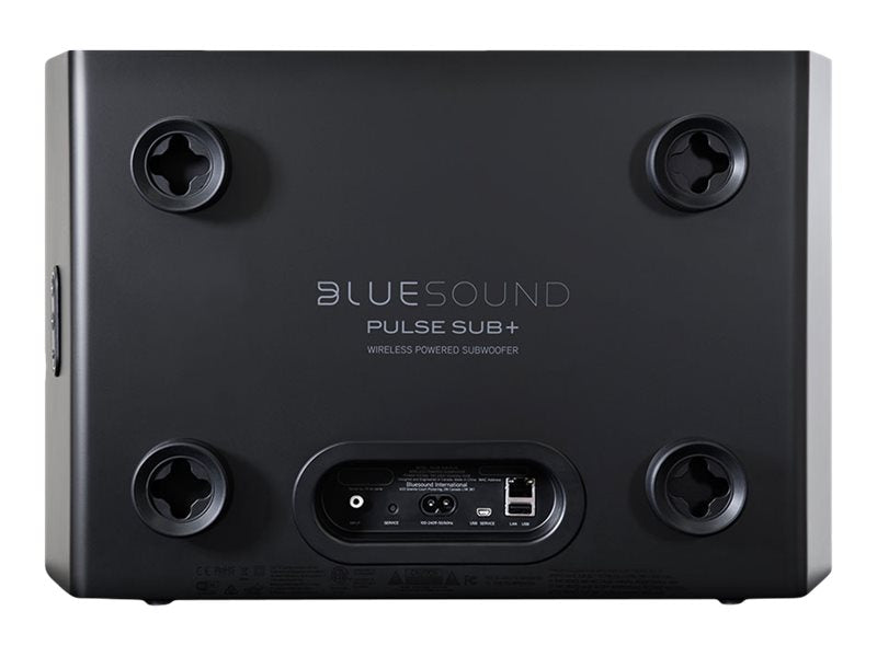 Bluesound Pulse SUB+ Wireless Subwoofer - High-Performance Bass for Home Theater & Music | Perfect for Living Rooms, Gaming & Movie Nights