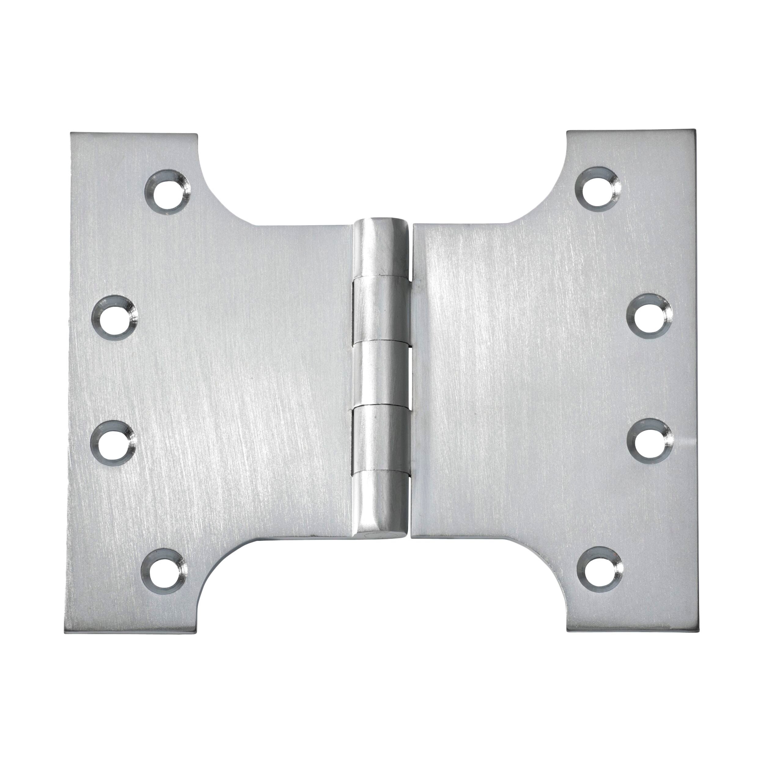 2781 Hinge Parliament Satin Chrome H100xW125mm - Premium Cabinet Hardware for Kitchen & Bathroom Renovation