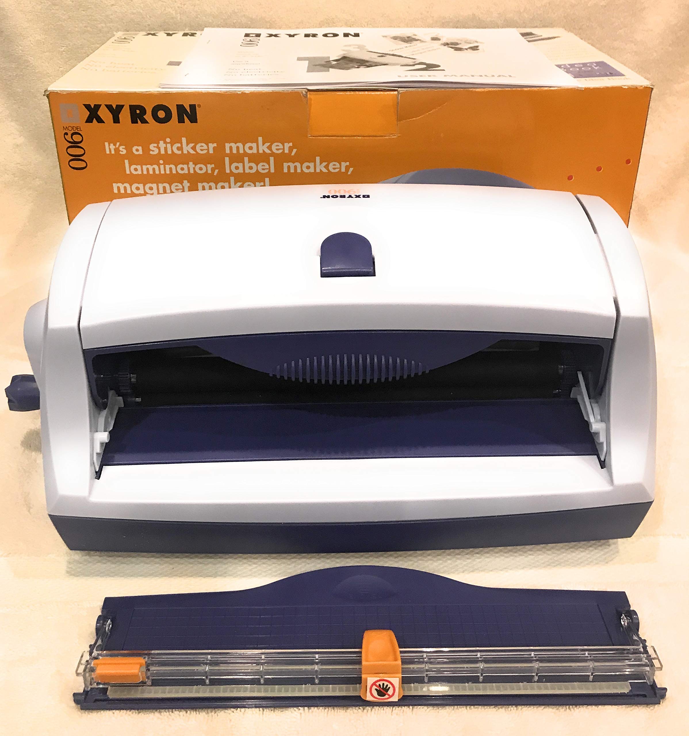 Xyron 900 Creative Station - Sticker, Laminate, Magnet & Label Maker Machine for DIY Crafts, Scrapbooking & Home Organization (1 Pack) | Perfect for Card Making, Photo Projects & School Supplies | SKU# 633674MA