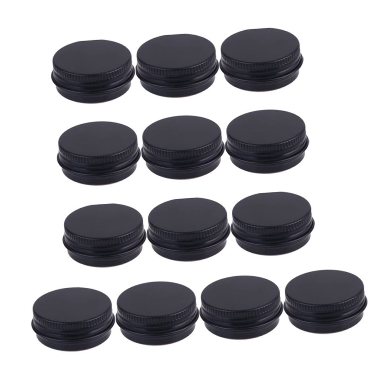 FOMIYES 10-Piece Set of Small Metal Makeup Containers - Lipstick, Powder, Ointment, Cream & Candle Storage Boxes - Travel-Friendly Cosmetic Organizer for Home, Salon & On-The-Go Use