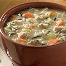 Blount Fine Foods All Natural Chicken and Wild Rice Soup - 4 lb. Package (4 per Case) | Premium Ready-to-Eat Meal for Quick Lunches, Camping & Emergency Food Supply