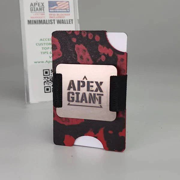 Cedar Grove Outdoors Venomous EMT Red APEX GIANT Wallet - Durable & Stylish RFID Blocking Bifold Wallet for Men - Perfect for Outdoor Adventures, Travel & Everyday Use
