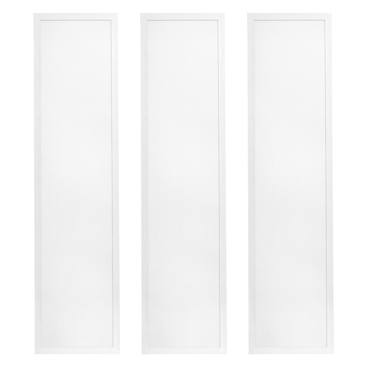 Hykoont 1x4FT LED Flat Panel Light - 3 Adjustable Wattages (20W/40W) & CCT Options - UL & DLC Certified - Energy Efficient Lighting for Office, Warehouse & Commercial Spaces