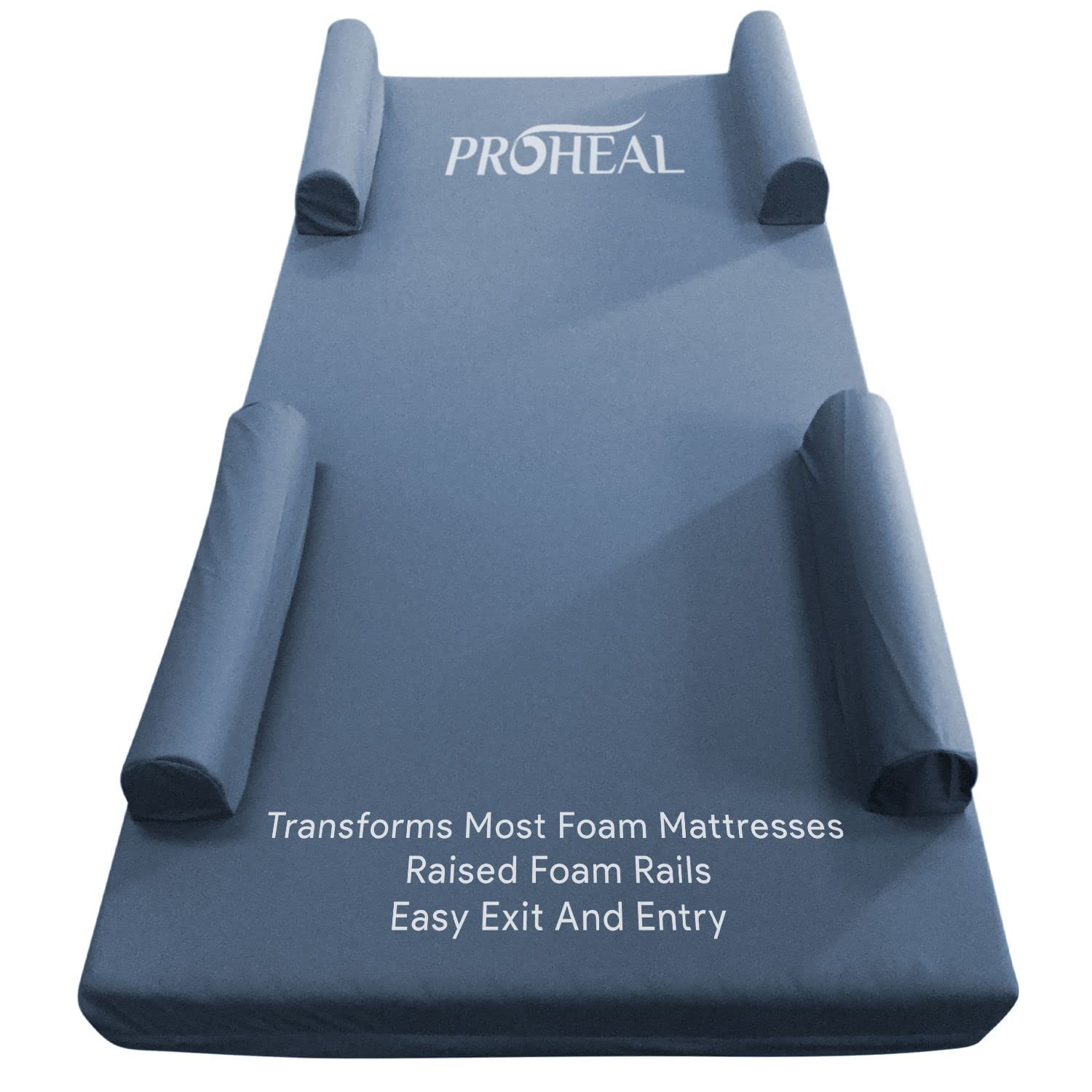 **Premium Hospital Bed Foam Mattress Cover with Defined Bed Rails - 48