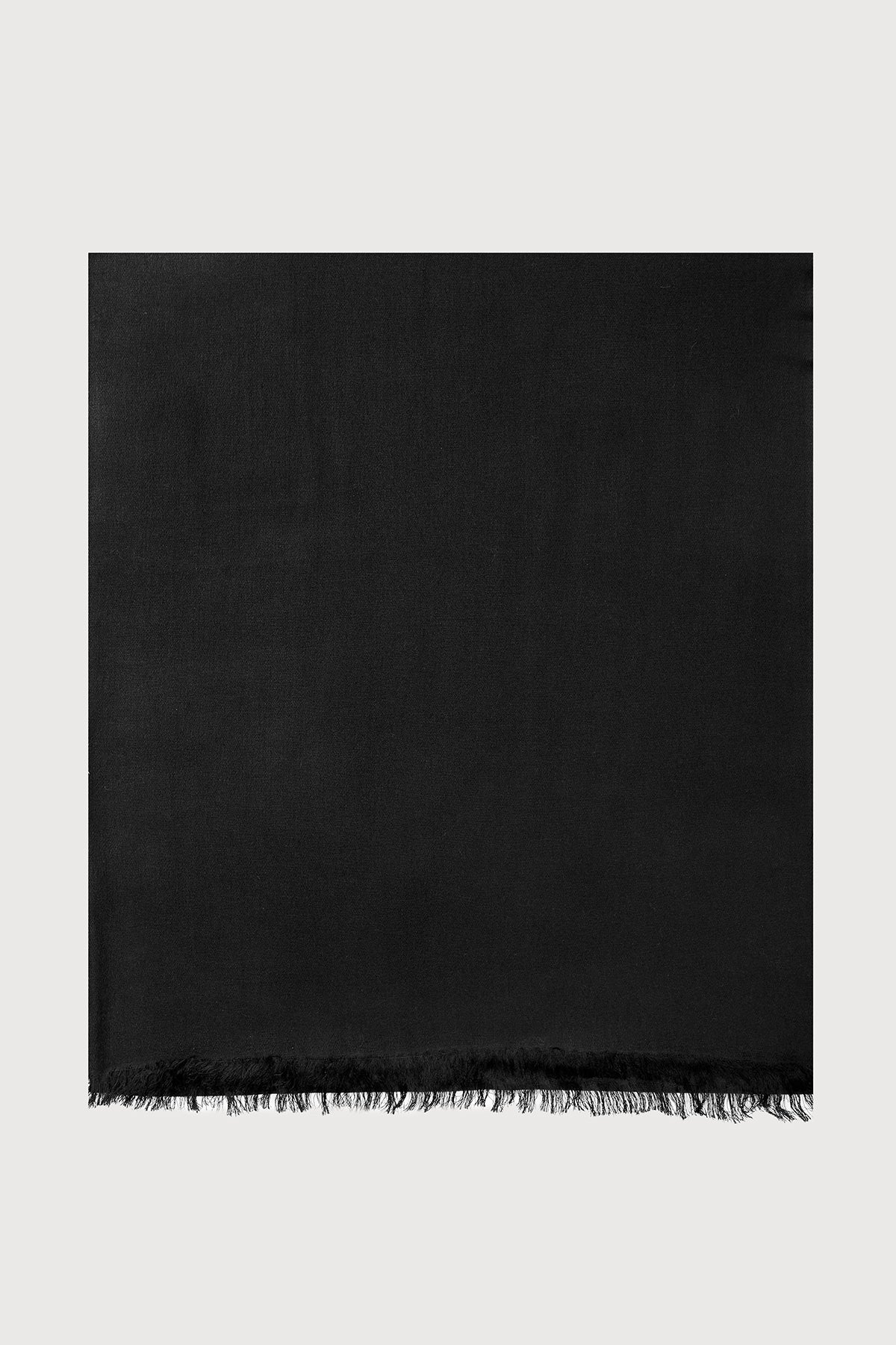 Luxury Cashmere Silk Black Eyelash Scarf - Soft Winter Wrap for Women - Perfect for Cold Weather, Office, and Evening Outfits
