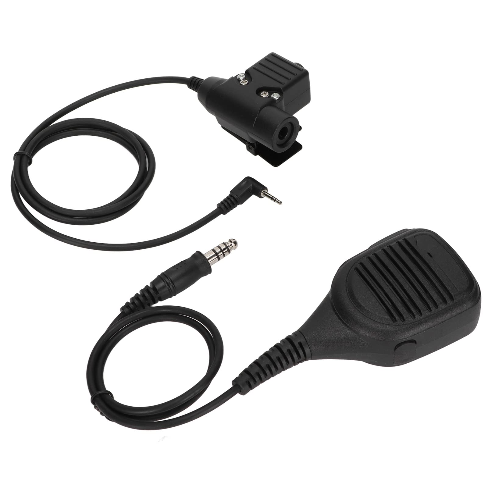 Gaeirt Two Way Radio Speaker Mic - Clear Sound PU+PTT Shoulder Microphone 7.1mm for T80 Walkie Talkie - Perfect for Construction, Security & Outdoor Communication