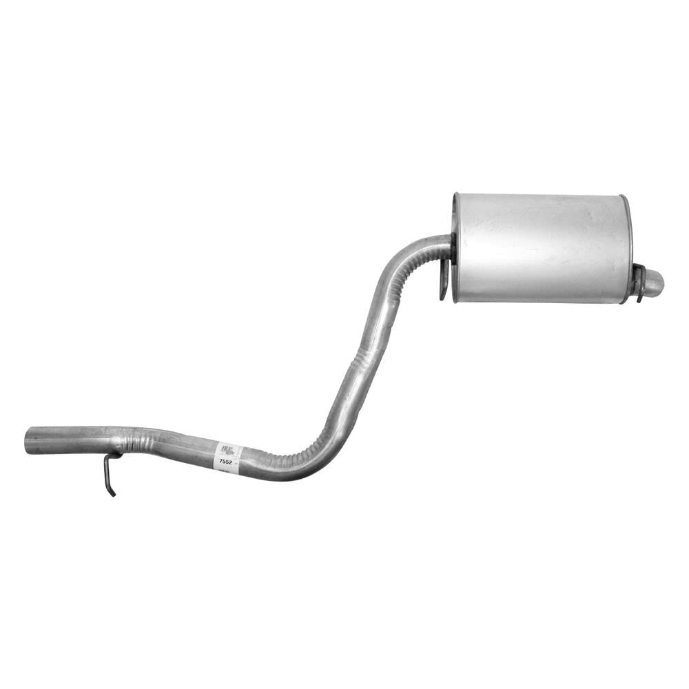 AP Exhaust Products 7552 Performance Muffler - Universal Fit for Cars, Trucks & SUVs - Reduce Noise & Improve Engine Efficiency - Ideal for Daily Commuting & Road Trips