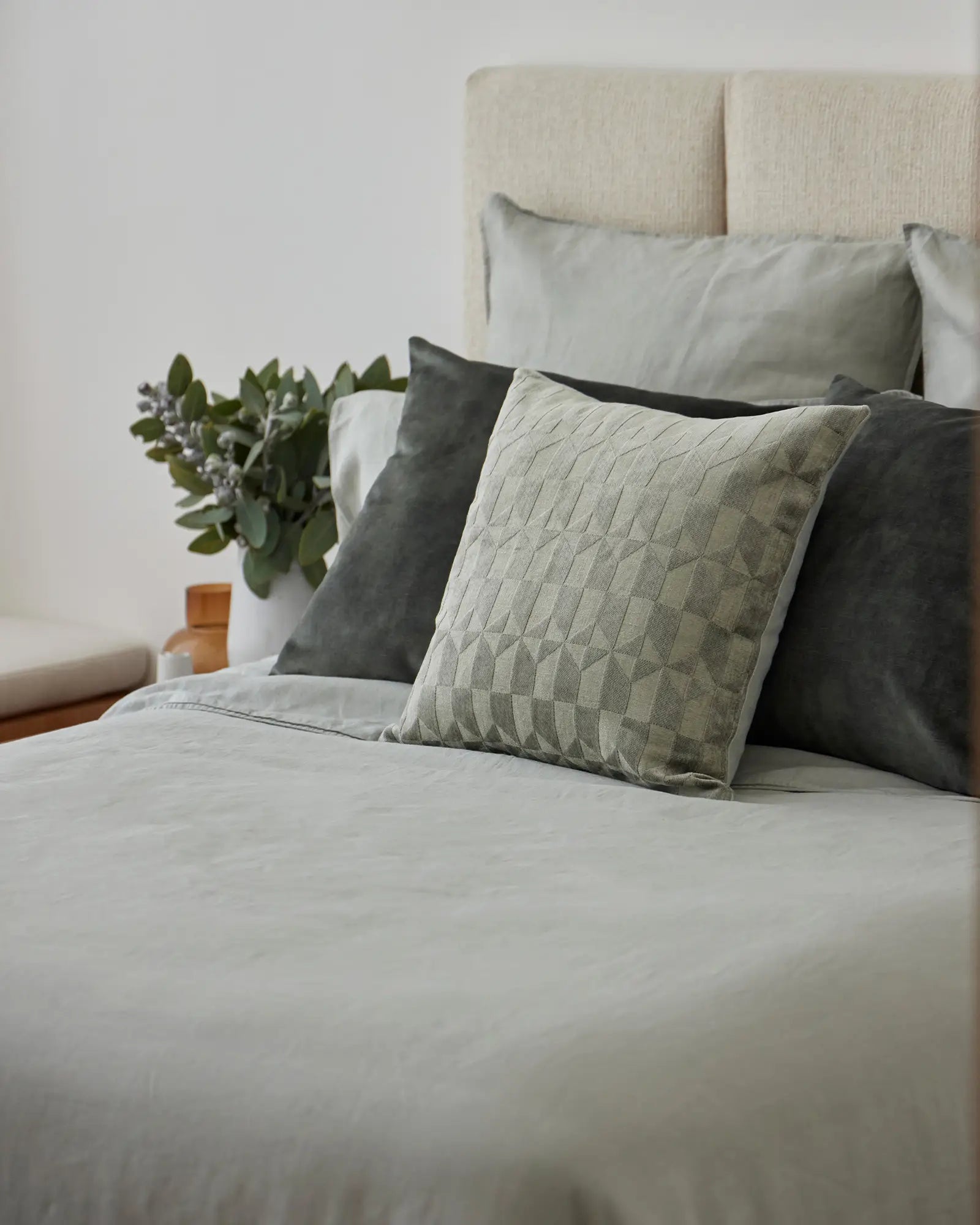 Marina Cushion Laurel - Soft and Comfortable Throw Pillow for Sofa, Bed, or Outdoor Furniture - Perfect for Living Room Decor, Bedroom Accent, and Patio Seating