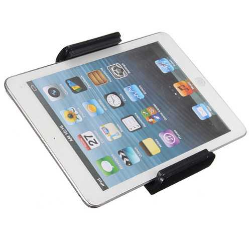 360° Rotatable Universal Car Air Vent Mount Holder for iPad 2/3/4/5/Mini - Secure Tablet Stand for Road Trips, GPS Navigation & Hands-Free Viewing