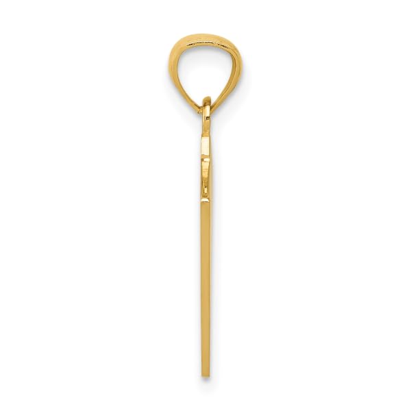 14K Solid Yellow Gold Ace of Hearts Poker Necklace - King of Love Playing Card Pendant - Gambling Deck Charm for Good Luck Jewelry - Perfect for Casino Nights, Poker Parties & Unique Gifts