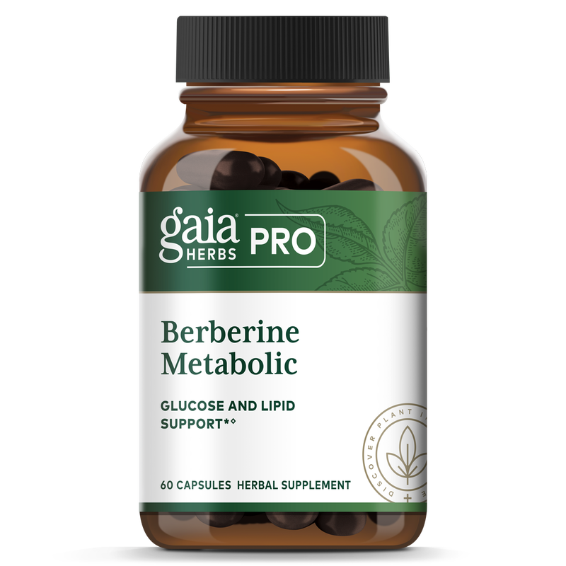 Gaia Herbs Berberine Supplement for Metabolic Support - 60 Vegan Capsules - Supports Healthy Blood Sugar & Digestion - Perfect for Daily Wellness Routine
