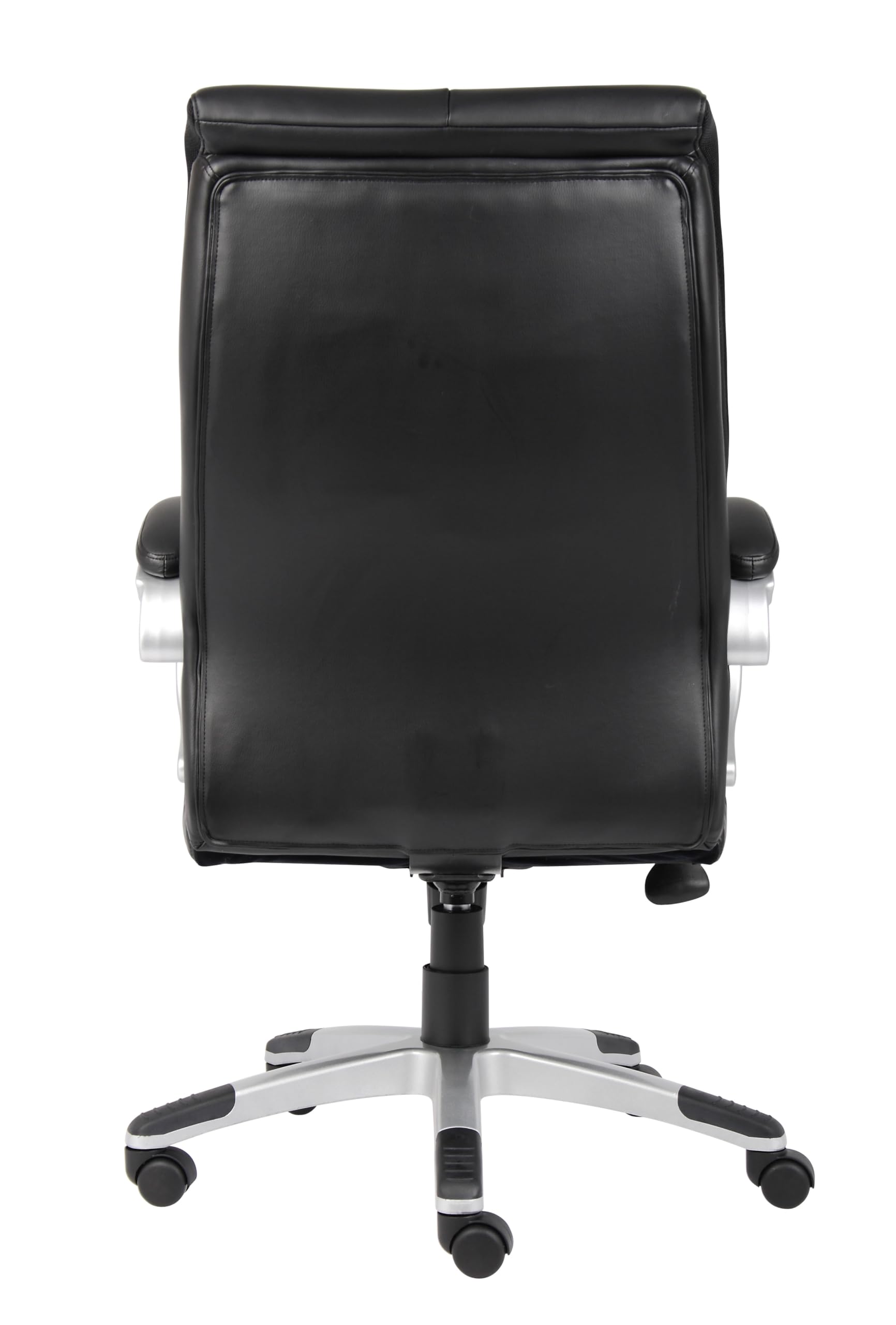 Premium Black Double Plush High Back Executive Office Chair - Ergonomic Swivel Desk Chair with Adjustable Height & Lumbar Support for Home Office, Conference Rooms & Corporate Workspaces