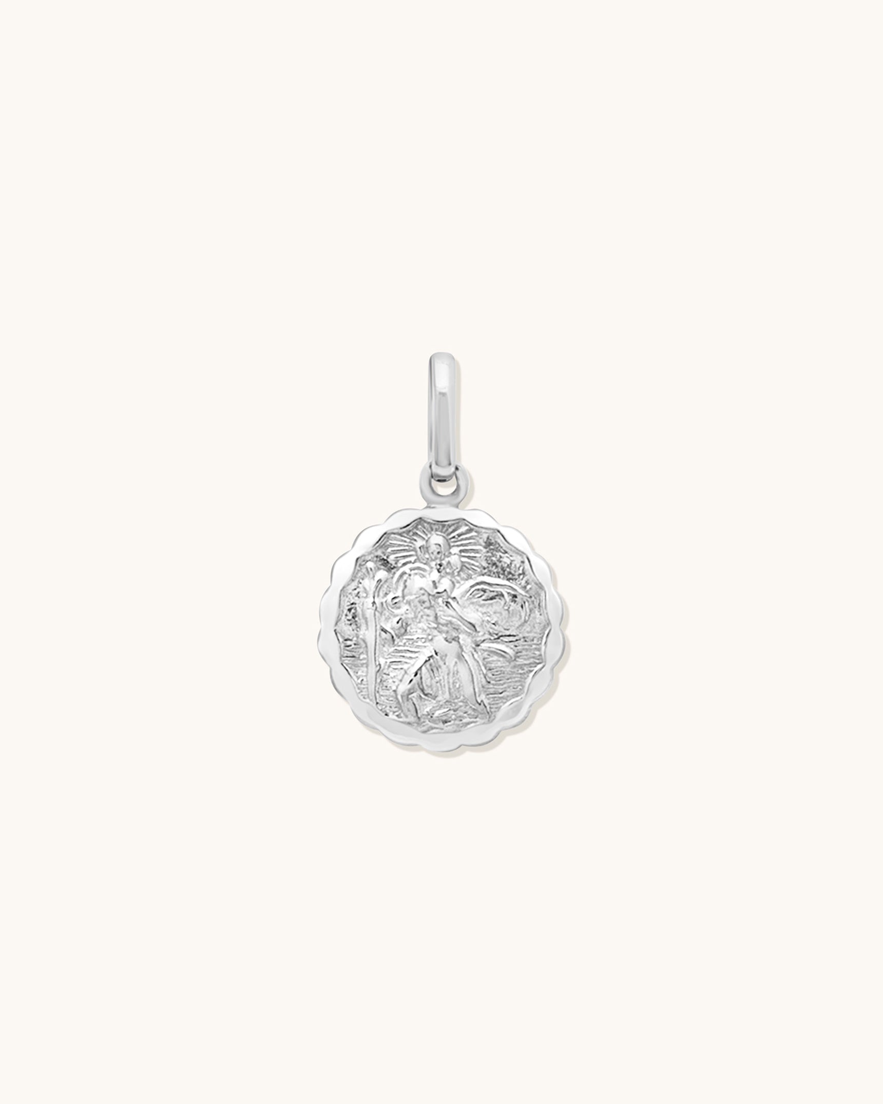 St. Christopher Pendant Necklace for Men & Women - Religious Catholic Jewelry for Protection & Travel Blessings - Perfect Gift for Baptism, First Communion & Everyday Wear