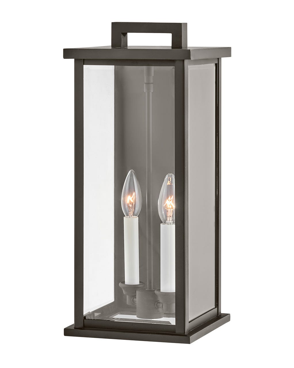 Warby Outdoor Wall Lantern - Weatherproof LED Exterior Light Fixture for Porch, Patio & Garden - Durable Metal Sconce with Clear Glass Shade - Perfect for Entryway, Backyard & Pathway Lighting