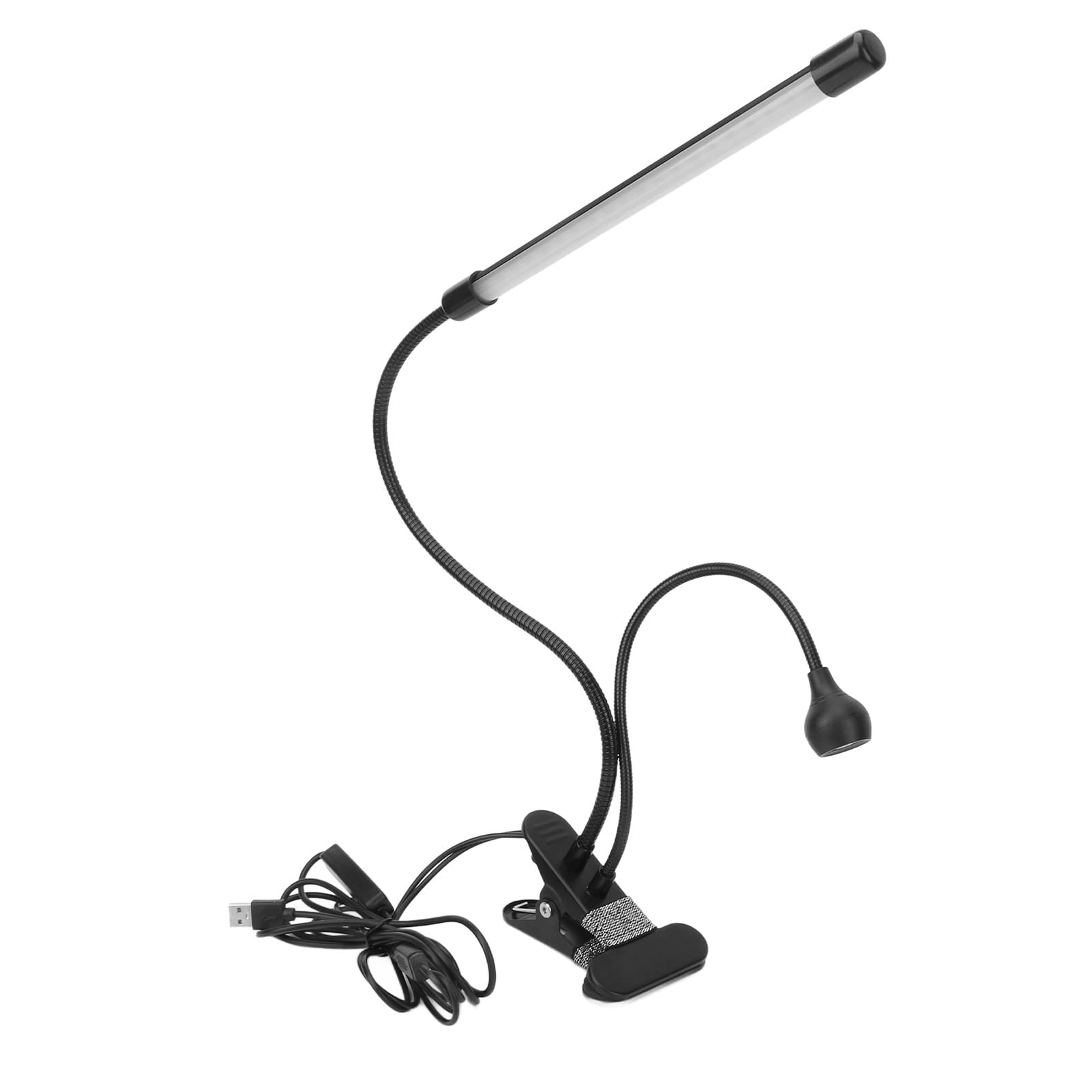 7W Clip-On Nail Art Lamp with Flexible Gooseneck - 10 Brightness Levels & 3 Modes for Gel Polish Curing - Adjustable Desk Clamp Light for Professional & Home Manicure - Perfect for Nail Salons, DIY Nail Art, and Gel Polish Application