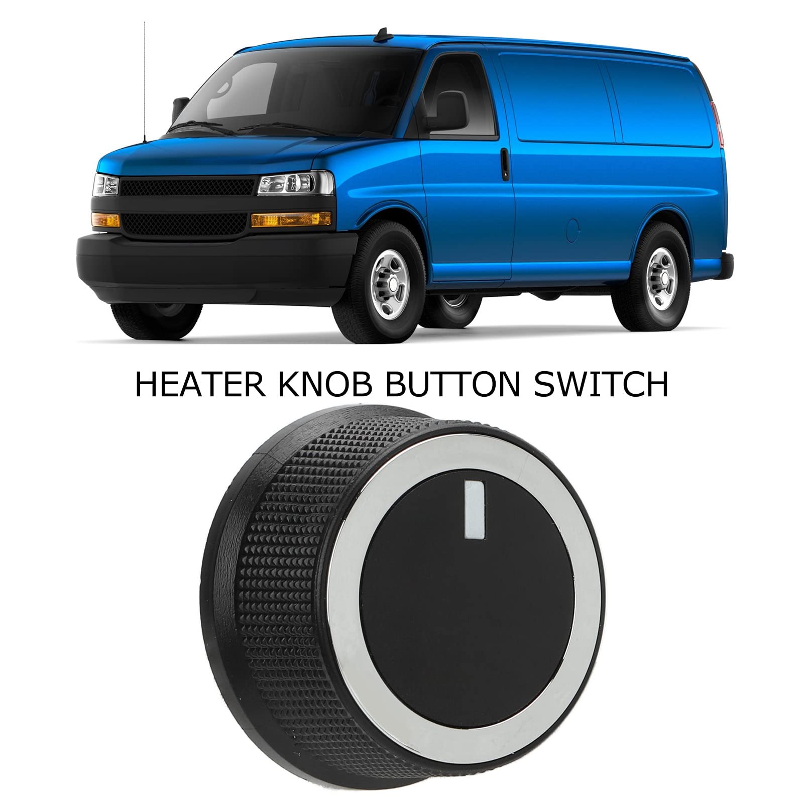 Aramox Heater AC Temperature Control Knob Switch Replacement for Chevy Express 1500 & 2500 (2008-2017) - Compatible with Part #84141127 - Perfect for Climate Control Repair & DIY Auto Maintenance