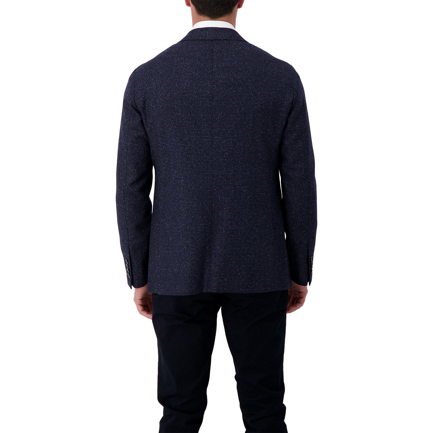Barba Napoli Blue Jimmy Blazer for Men | Premium Slim Fit Business Suit Jacket | Formal Office Wear & Wedding Attire