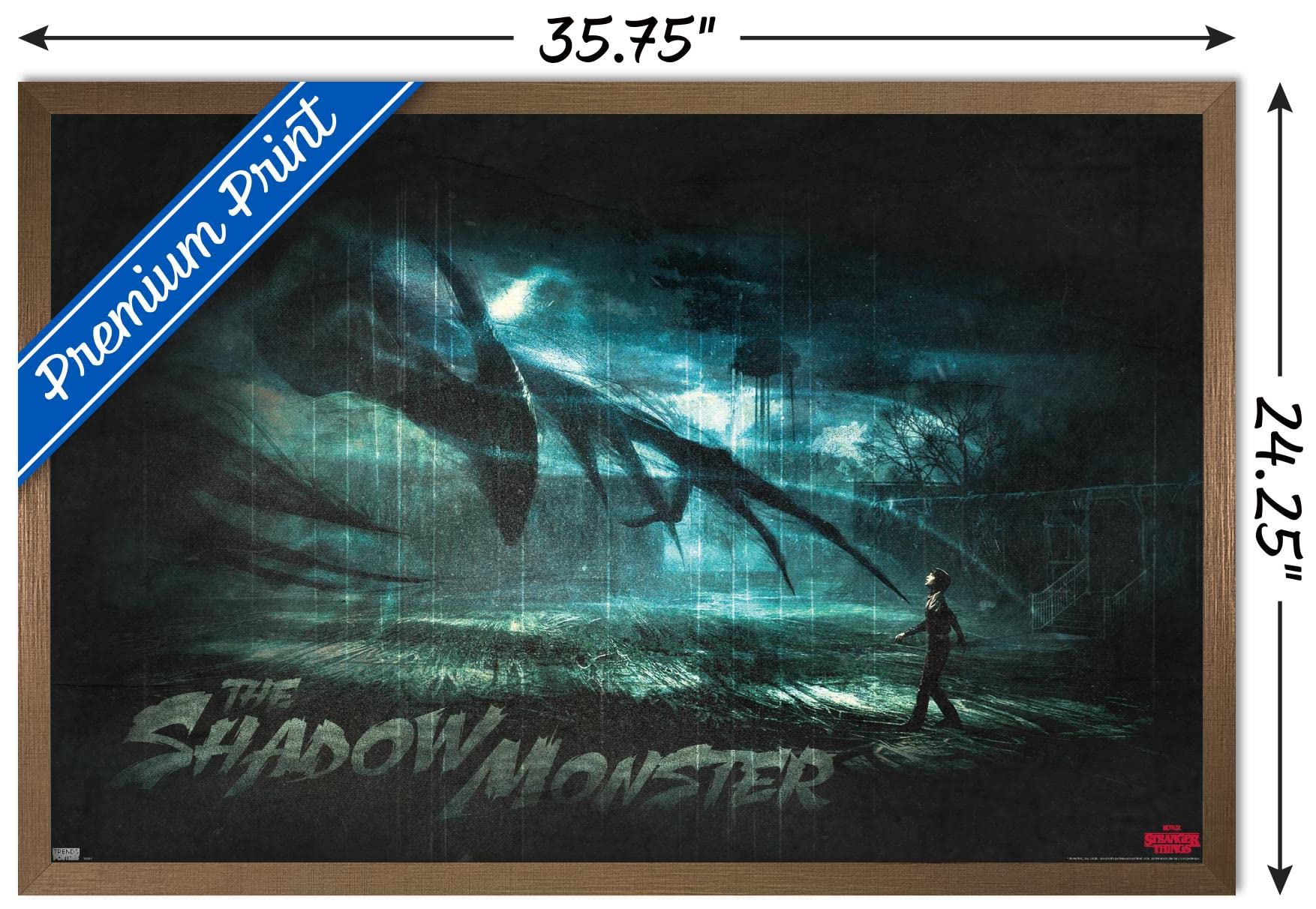 Trends International Netflix Stranger Things 3 - The Shadow Monster Wall Poster, 22.375