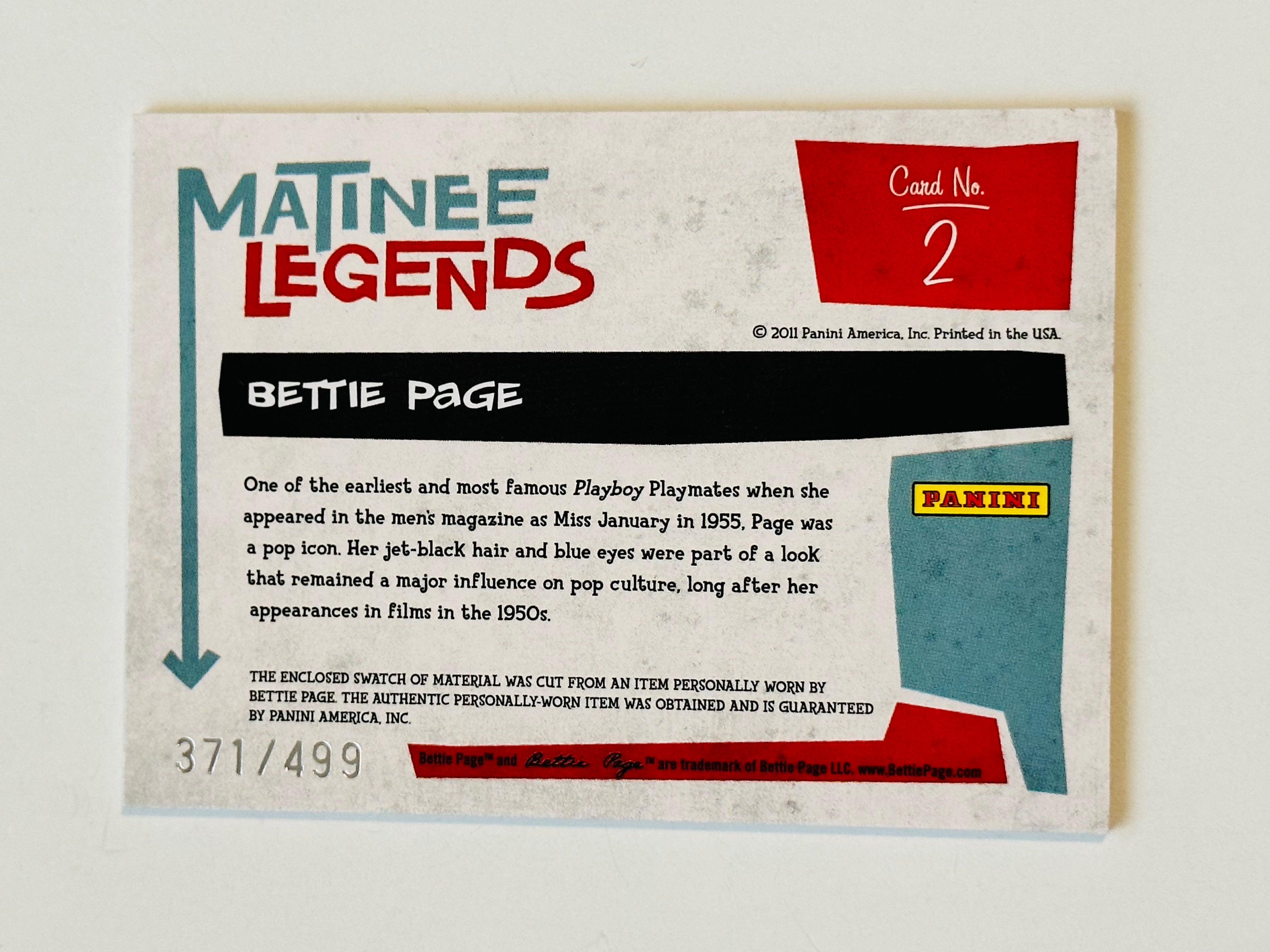 Bettie Page Rare Numbered Collectible Insert Card - Vintage Pinup Memorabilia for Collectors & Fans - Perfect for Framing, Display, or Gift Giving