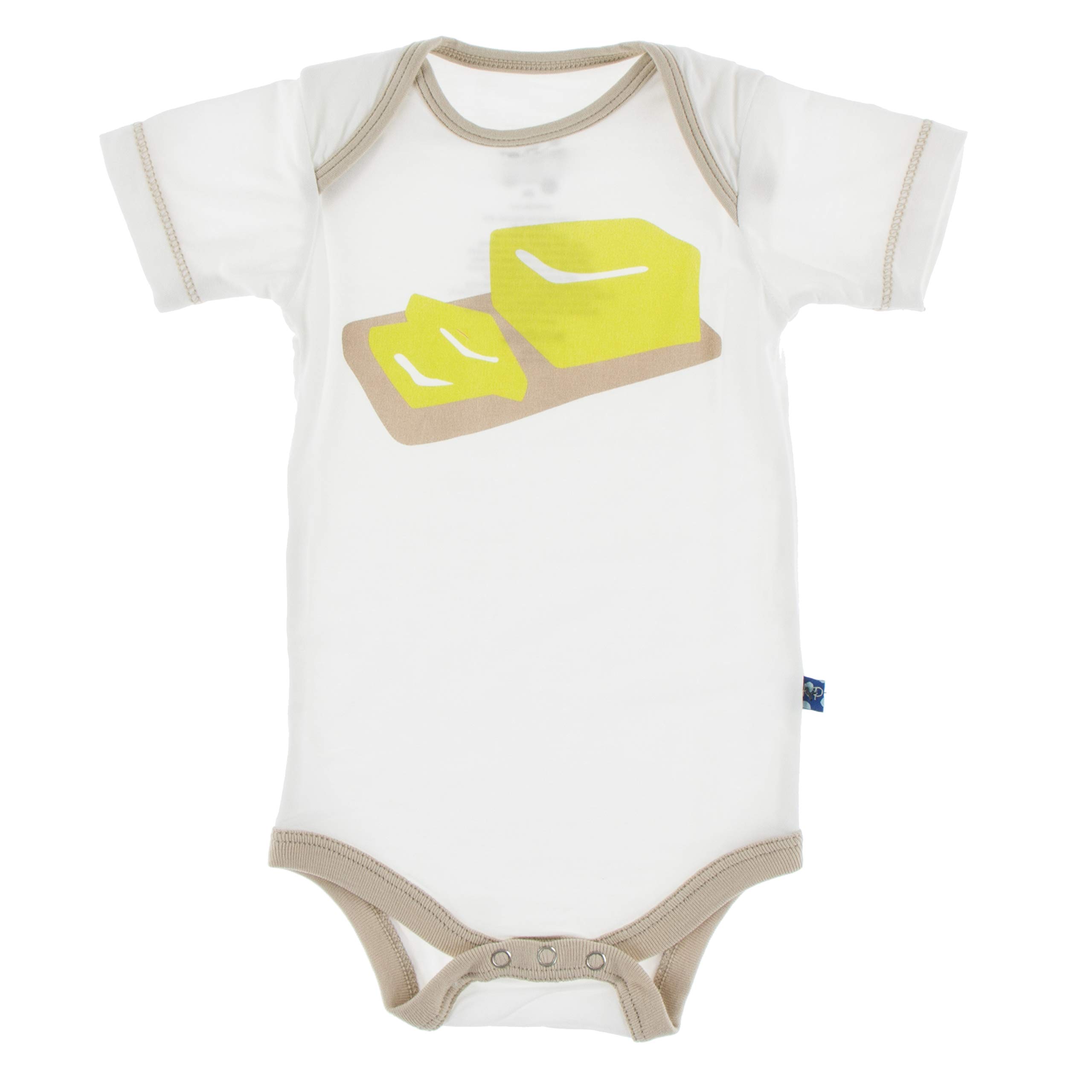 KicKee Pants Ultra Soft Baby Bodysuit - Organic Cotton Infant Onesie for Newborns & Toddlers | Perfect for Playtime, Sleepwear & Everyday Comfort