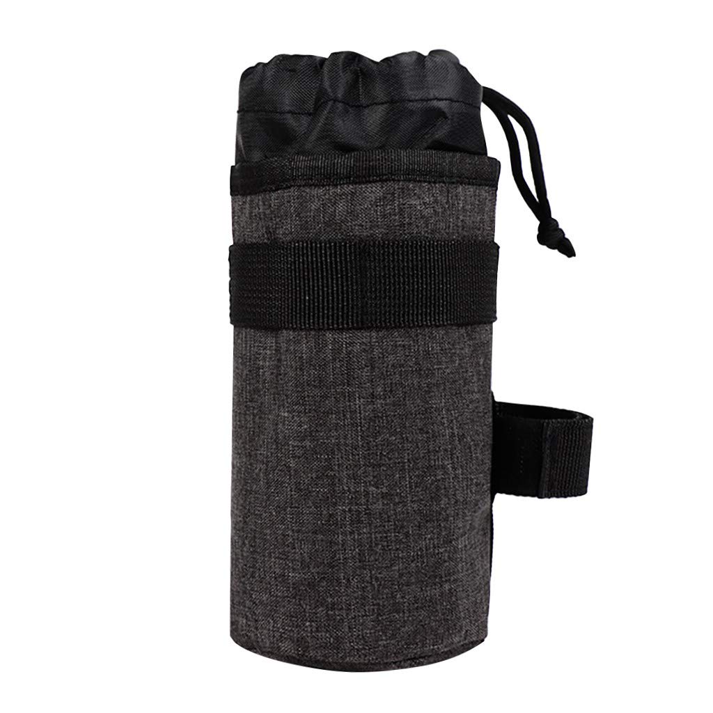 Waterproof Bikepacking Handlebar Bag - 24 Inch Bike Accessories for Touring & Commuting - Stem Mount Gear Organizer with Bottle Holder - Perfect for Folding Bikes, Mountain Biking & Outdoor Adventures