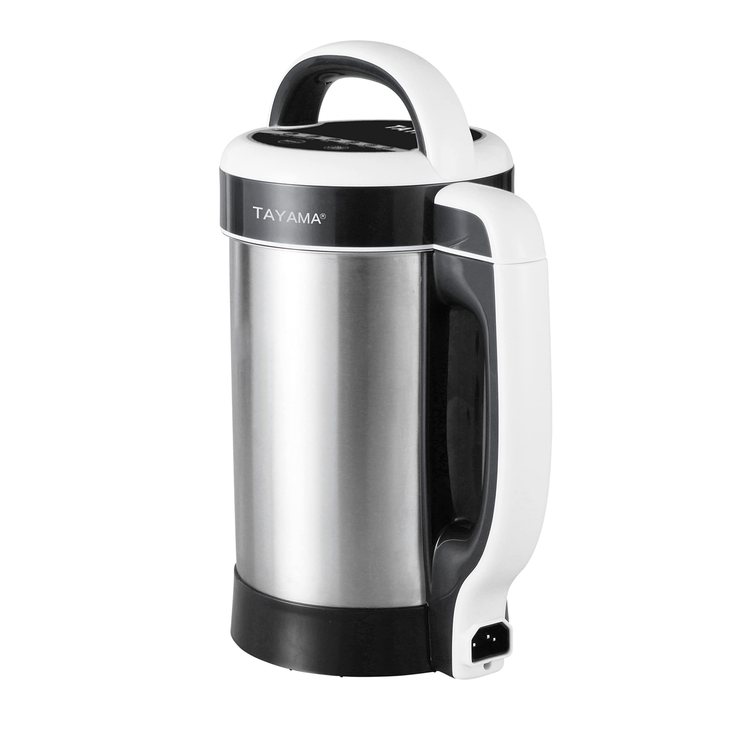TAYAMA 1.3L Stainless Steel Soy Milk Maker & Nut Milk Machine - Multi-Functional, Fast Heating, Quiet Operation - Perfect for Homemade Almond Milk, Soy Milk, Oat Milk (Black) | Great for Vegan, Keto & Healthy Lifestyle
