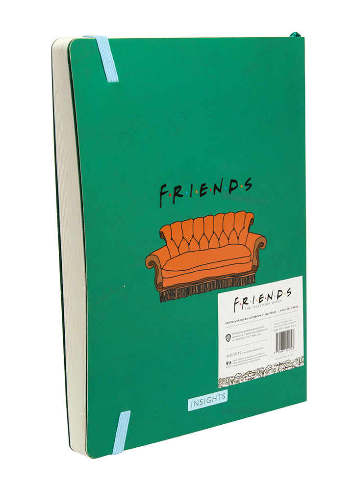 Friends TV Show Central Perk Softcover Notebook - Journal for Fans, Office & School Supplies, Gift for Friends Lovers - Perfect for Note Taking, Journaling, and Collectibles