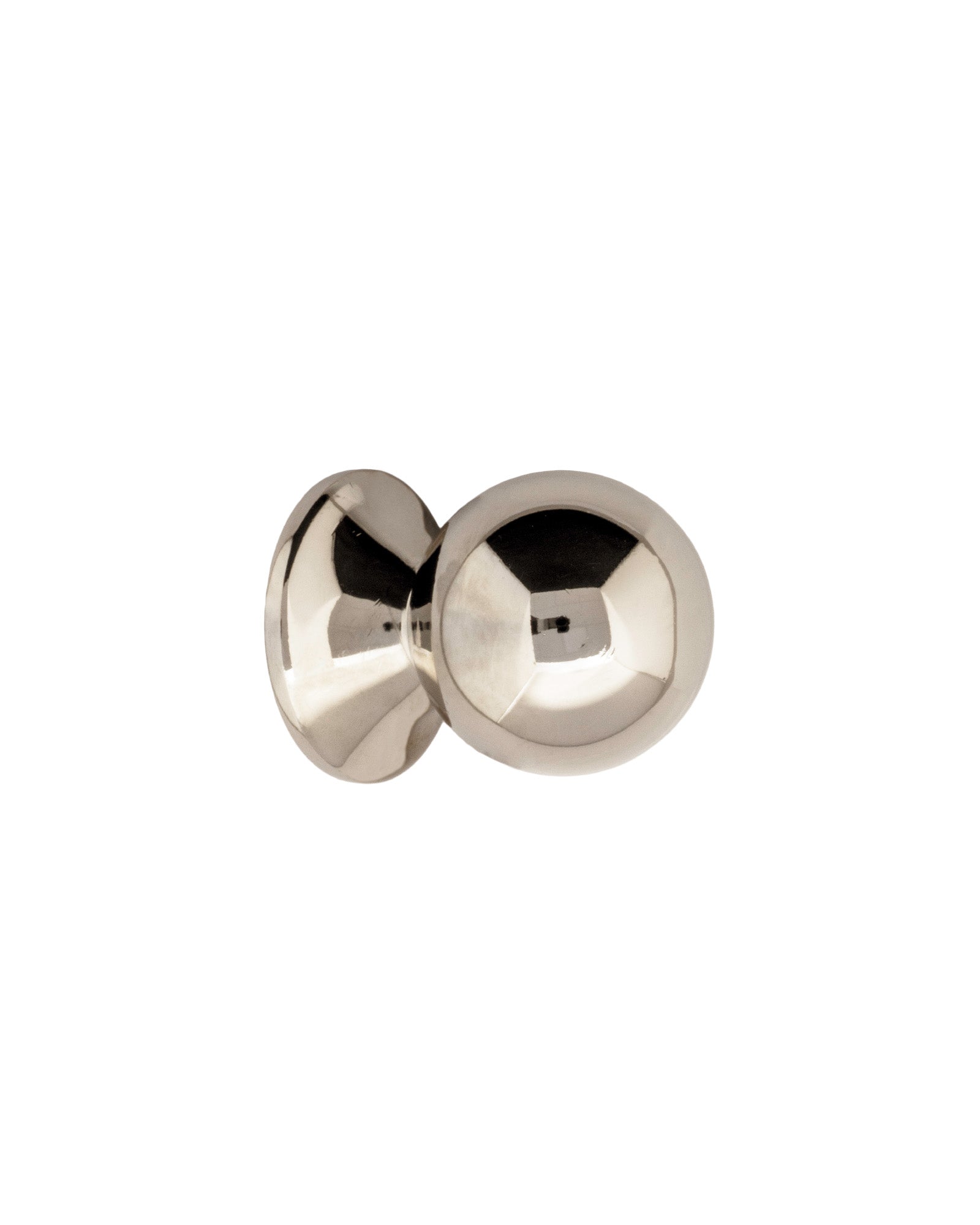 Knopp 33mm Nickel-Plated Round Knob - Perfect for Cabinets, Drawers, and Furniture Hardware Replacement
