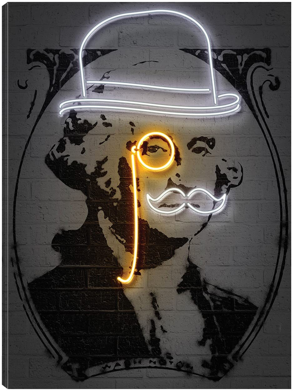 Washington Fine Art Canvas Wall Decor by Artist Octavian Mielu - Ready to Hang 24x32 Inch - Perfect for Living Room, Bedroom, Office & More - Home & Office Wall Art Decorations