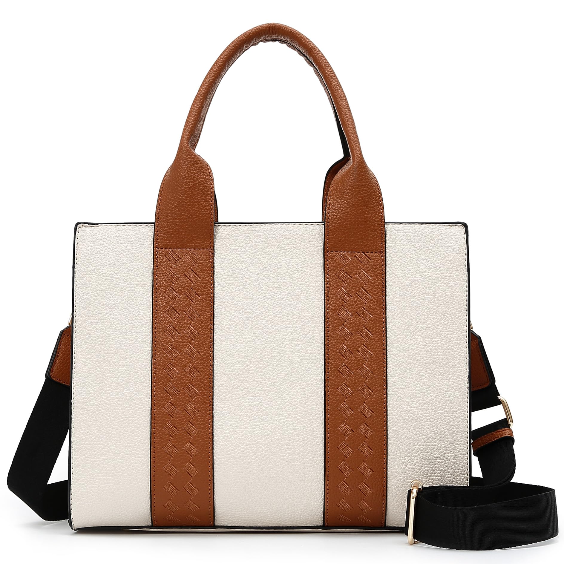 Stylish PU Leather Tote Bags for Women - Fashionable Top Handle Satchel Purses & Shoulder Hobo Handbags - Perfect for Work, Travel, Shopping & Daily Use