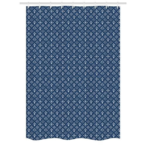 Navy Blue and White