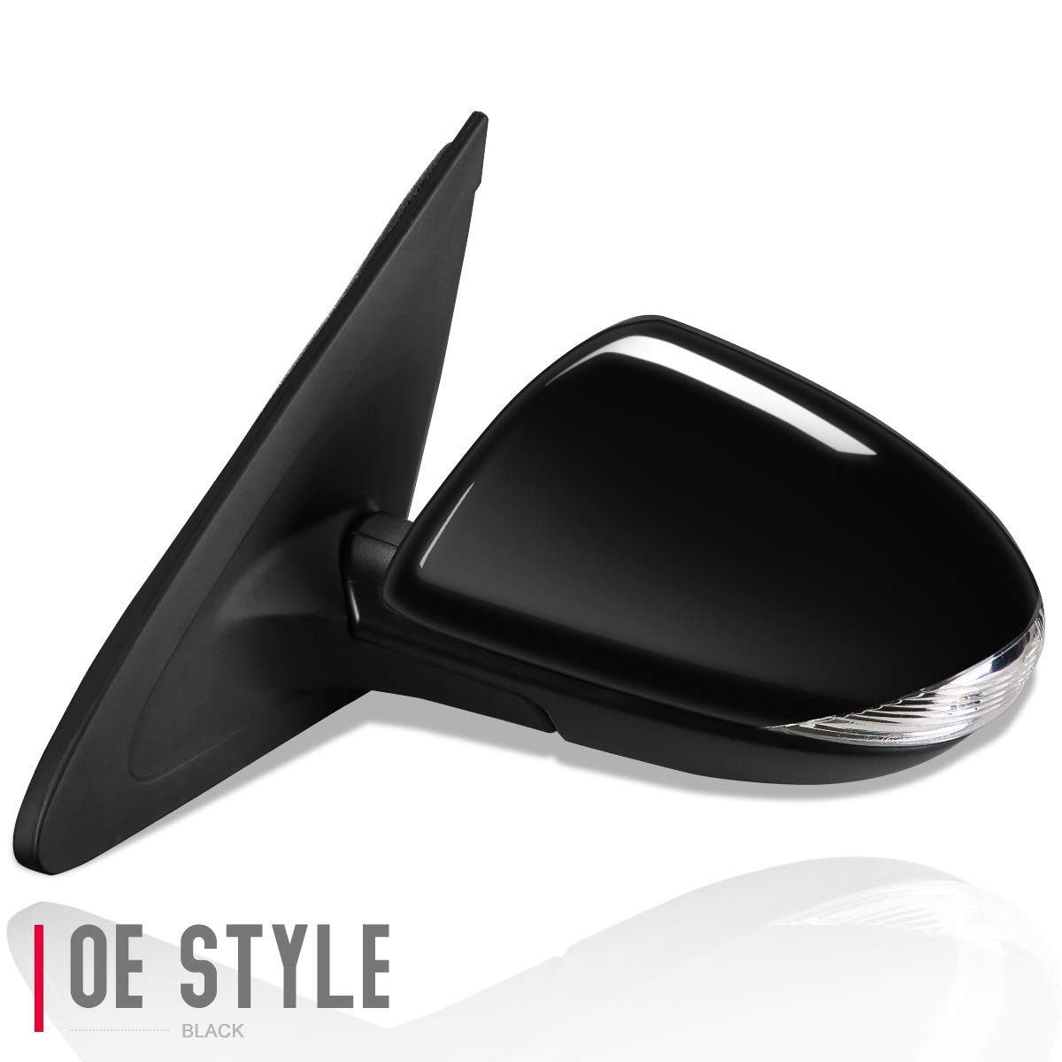 Auto Dynasty MA1320160 MA1321160 Pair OE Style Power Heated Turn Signal Side View Mirrors - Compatible with Mazda 3 2010-2013 | Replacement Door Mirrors for Enhanced Visibility & Safety Driving