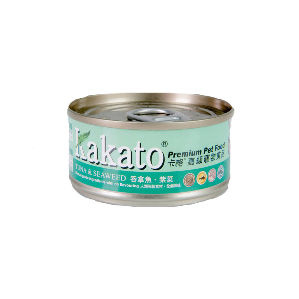 Premium Kakato Wet Can Food 170g - Chicken, Beef, Brown Rice, Tuna Fillet & Cheese Variety Pack - Healthy Natural Flavors for Cats and Dogs - Perfect for Mealtime, Training Treats & Weight Management