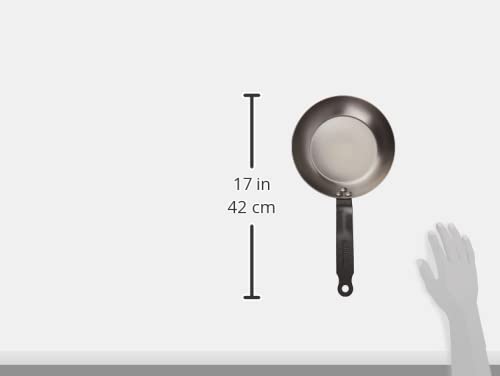 De Buyer 5110.20 Carbone Plus 20cm Lyonnaise Frying Pan - Professional Heavy Duty Carbon Steel Skillet for Searing, Sautéing & Pan-Frying | Perfect for Steaks, Eggs & French Cuisine | Restaurant Quality Cookware for Home Chefs