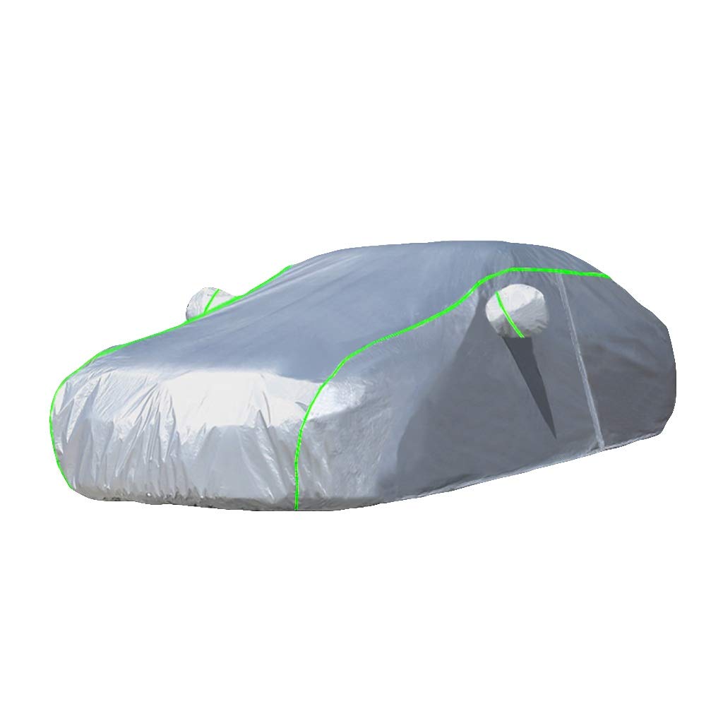 HWHCZ Universal Car Cover for KIA Carnival - Carbon Fiber Oxford Fabric, Thickened & Upgraded Design - All Weather Protection (Rain, Snow, UV) - Perfect for Outdoor Parking, Long-Term Storage & Vehicle Protection