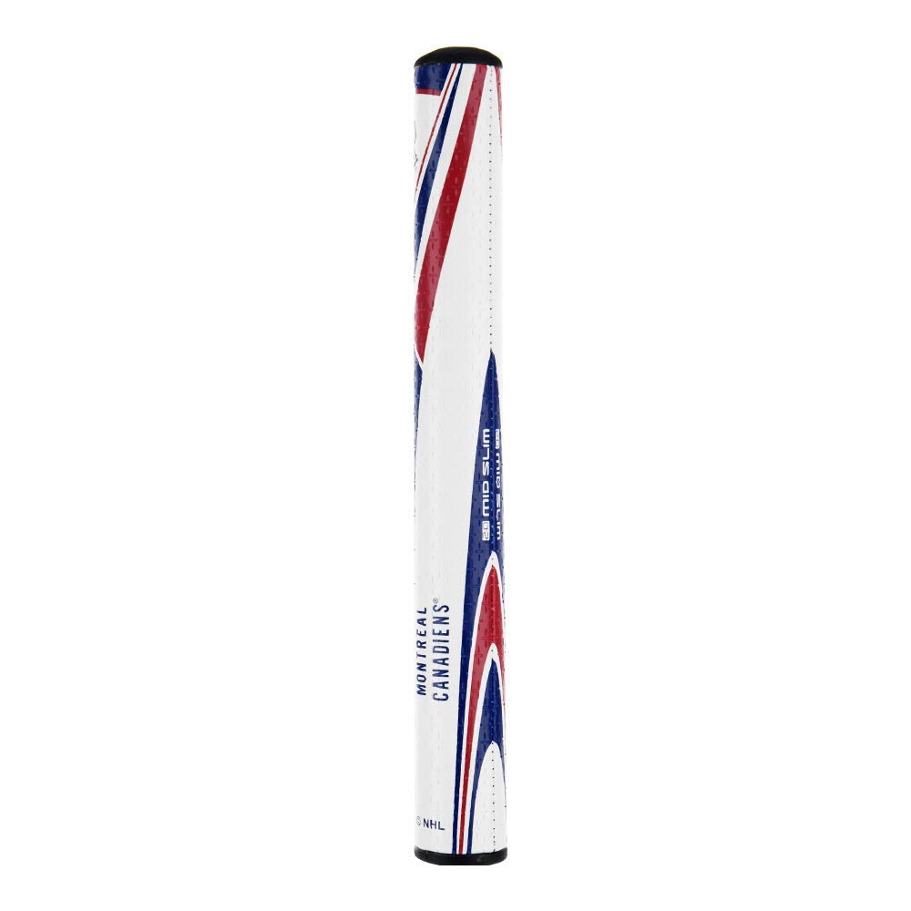 SuperStroke NHL Golf Putter Grip Mid Slim 2.0 - Cross-Traction Texture, Oversized Design for Consistent Stroke, Non-Slip Grip - Perfect for Professional and Amateur Golfers on the Green