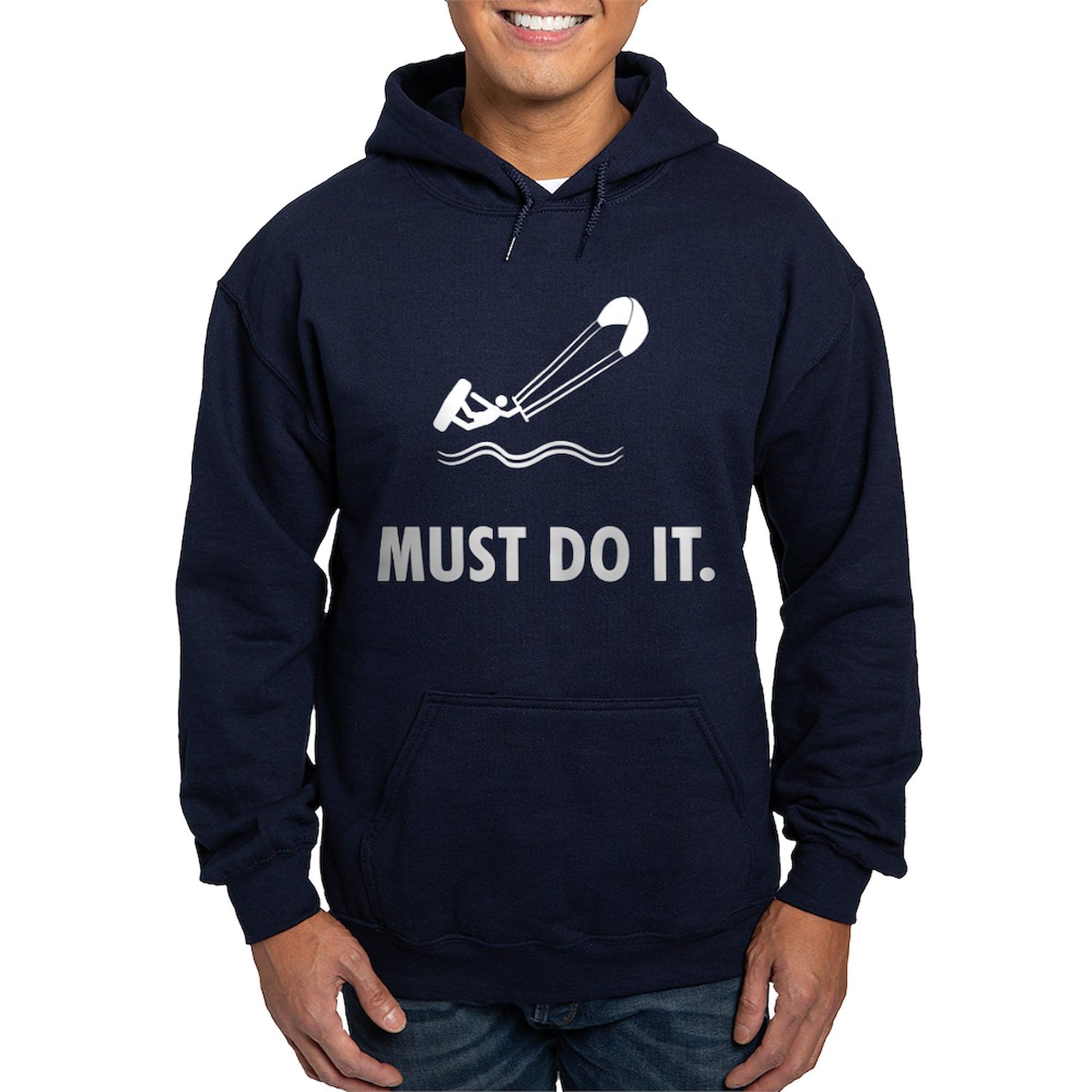 Men's Dark Regular Fit Kite Surfing Hoodie - Comfortable & Stylish Surfing Apparel for Outdoor Adventures & Casual Wear