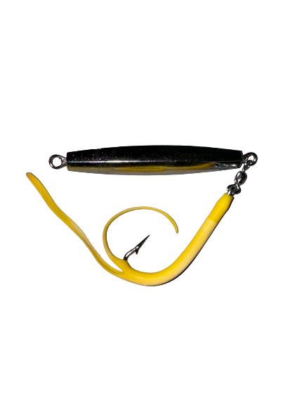 Premium Chrome Diamond Jig with Glitter Tail - Saltwater Fishing Lure for Bass, Walleye & Trout - Perfect for Deep Water Jigging & Ice Fishing