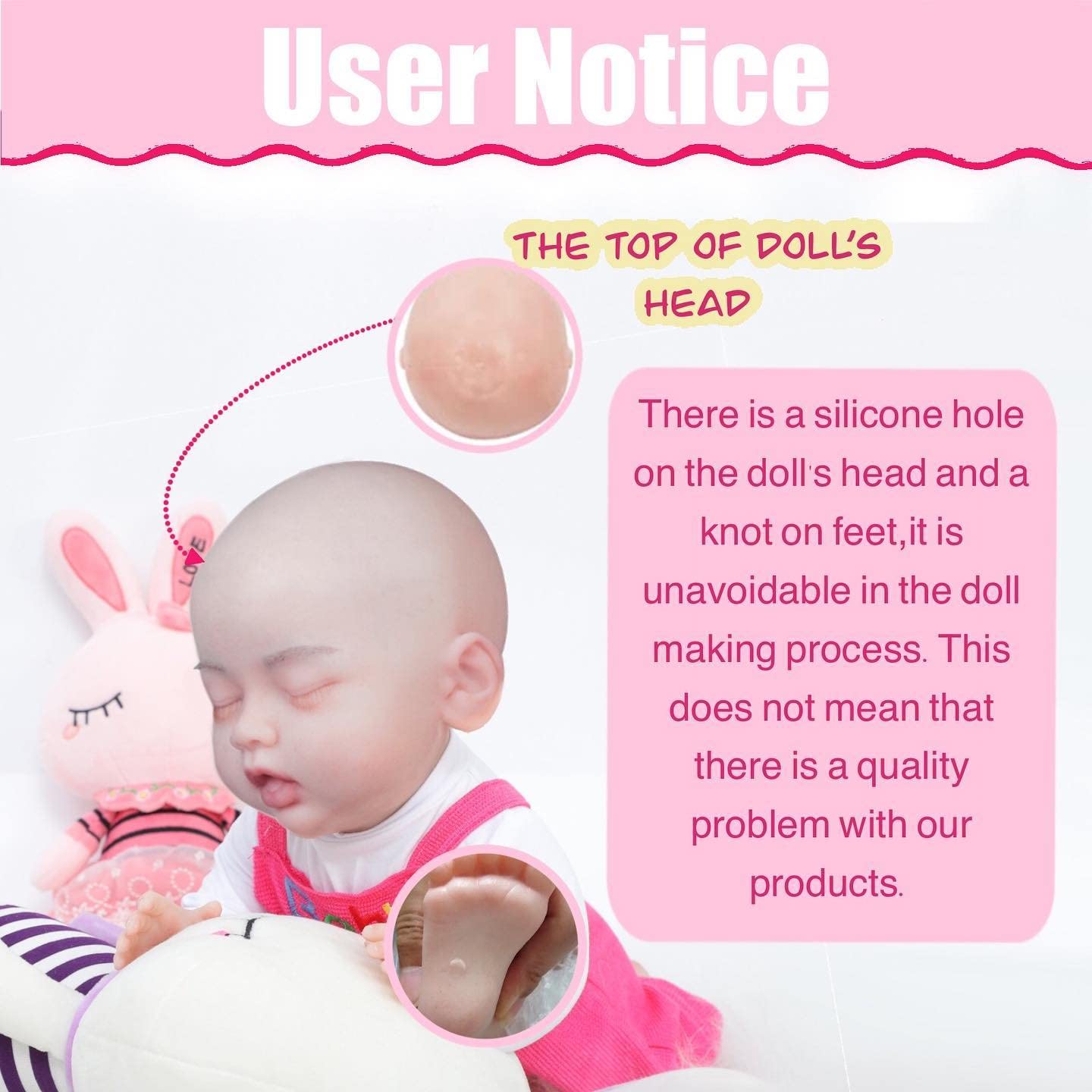 19 Inch Realistic Silicone Reborn Baby Doll - Lifelike Sleeping Girl with Soft Waterproof Body | Perfect for Collectors, Photography Props, and Therapy Use