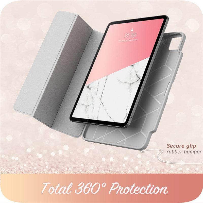 Premium I BLASON iPad Pro 12.9 Case (2021/5th Gen) - Cosmo Series Full Body Trifold Smart Cover with Auto Sleep/Wake - Perfect for Work, Travel & Home Use