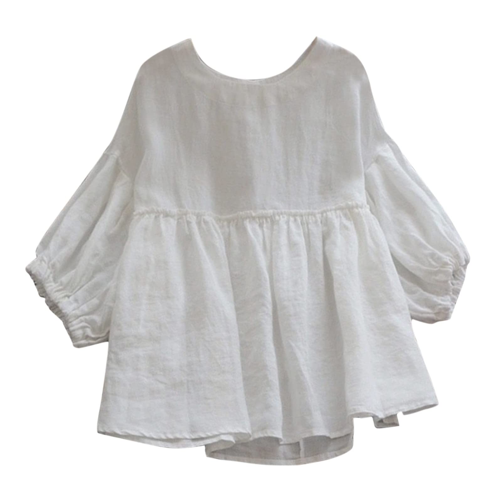 Women's Casual Short Sleeve Tunic Tops - Stretchy Ruched Blouses with Cuff Sleeves for Leggings | Perfect for Work, Yoga & Everyday Wear